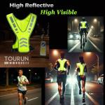 TOURUN Reflective Safety Vest for Cycling and Running