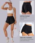 BMJL Women's High Waisted Athletic Running Shorts