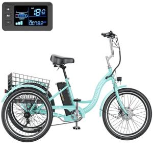 MOONCOOL 350W Adult Electric Tricycle with Battery