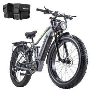 2000W Dual Motor Electric Bike with Removable Battery