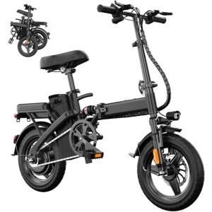 500W Folding Electric Bike for Adults and Teens
