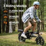 URLIFE 14" Folding Electric Bike for Adults