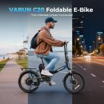 Varun Folding Electric Bike - 500W, 20" Commuter