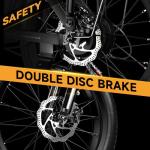 1000W Folding Electric Bike with Removable Battery