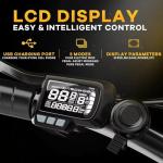 CBVELO 1000W Folding Electric Bike with 80-Mile Range