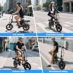 INSDRGN 500W Folding Electric Bike for Adults