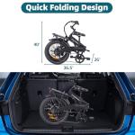 Geleisen 20" Folding Electric Bike with Fat Tires