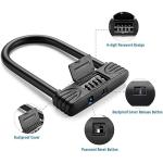 KENRONE Heavy-Duty 4-Digit Bike U-Lock