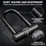 Hapleby Heavy Duty Bike U-Lock and Cable Set