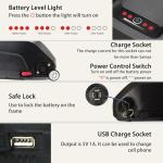 48V Lithium Ion Ebike Battery with Fast Charger