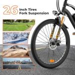 750W Electric Bike, 60 Mile Range, 20MPH