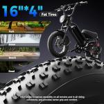 2000W Electric Dirt Bike for Adults, All-Terrain