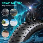 TST 1500W 20" Fat Tire All-Terrain E-Bike