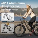 960W Electric Mountain Bike with 26" Fat Tires