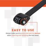 OTTOLOCK Lightweight Steel & Kevlar Bicycle Lock