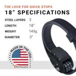 OTTOLOCK Lightweight Steel & Kevlar Bicycle Lock