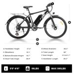 ZNH 26" Electric Mountain Bike with 10AH Battery