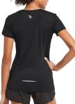 BALEAF Women's Quick-Dry Running T-Shirt, Black