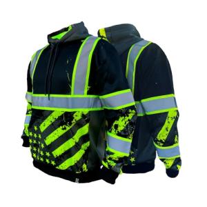 SafetyShirtz SS360 Stealth Hoody - Black/Yellow