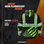 SafetyShirtz SS360 Stealth Hoody - Black/Yellow