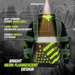 SafetyShirtz SS360 Stealth Hoody - Black/Yellow