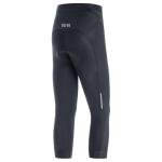 GORE WEAR C3 Women's Black 3/4 Tights, XL