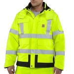 Carhartt Men's Sherwood Jacket, Waterproof, High Visibility
