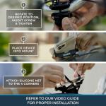 Bike and Motorcycle Phone Mount - Secure Holder