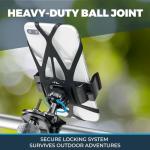 Bike and Motorcycle Phone Mount - Secure Holder