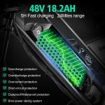 1000W 48V Adult Electric Mountain Bike 28MPH