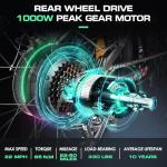 Vivi 20" Folding Electric Bike with Removable Battery