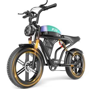 Misodo 1800W Electric Bike, 30MPH, All-Terrain