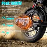 1000W Electric Mountain Bike with Fat Tires