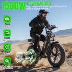 1500W All-Terrain Fat Tire Electric Bike