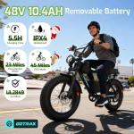 Gotrax R7 Electric Bike - 750W, 25mph, 45-Mile Range