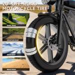 Misodo 1800W Electric Bike, 30MPH, All-Terrain