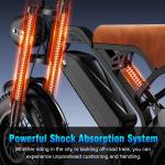 1200W 48V Electric Fat Tire E-Bike for Adults