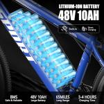 ASKGO 1500W Electric Mountain Bike for Adults