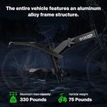 GOKEEP 1000W Foldable Electric Bike for Adults