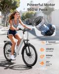 PuckiPuppy 960W Electric Bike for Adults