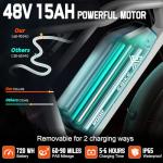 1500W TST Fat Tire Electric Bike for All-Terrain