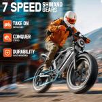 1500W TST Fat Tire Electric Bike for All-Terrain