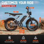 1500W TST Fat Tire Electric Bike for All-Terrain