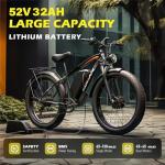 5000W Dual Motor Fat Tire Electric Bike