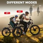 EcoE 6000W All-Terrain Electric Bike for Adults