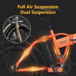 Aoango 1000W Folding Electric Bike with 80 Mile Range