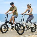ILUCKYURE 1500W Folding Electric Bike for Commuting