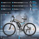RPINT E26 Electric Mountain Bike with 750W Motor