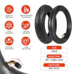 10x2 Tire and Tube Set for E-Scooters