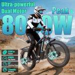 Powerful 8000W Dual Motor Electric Bike for Adults